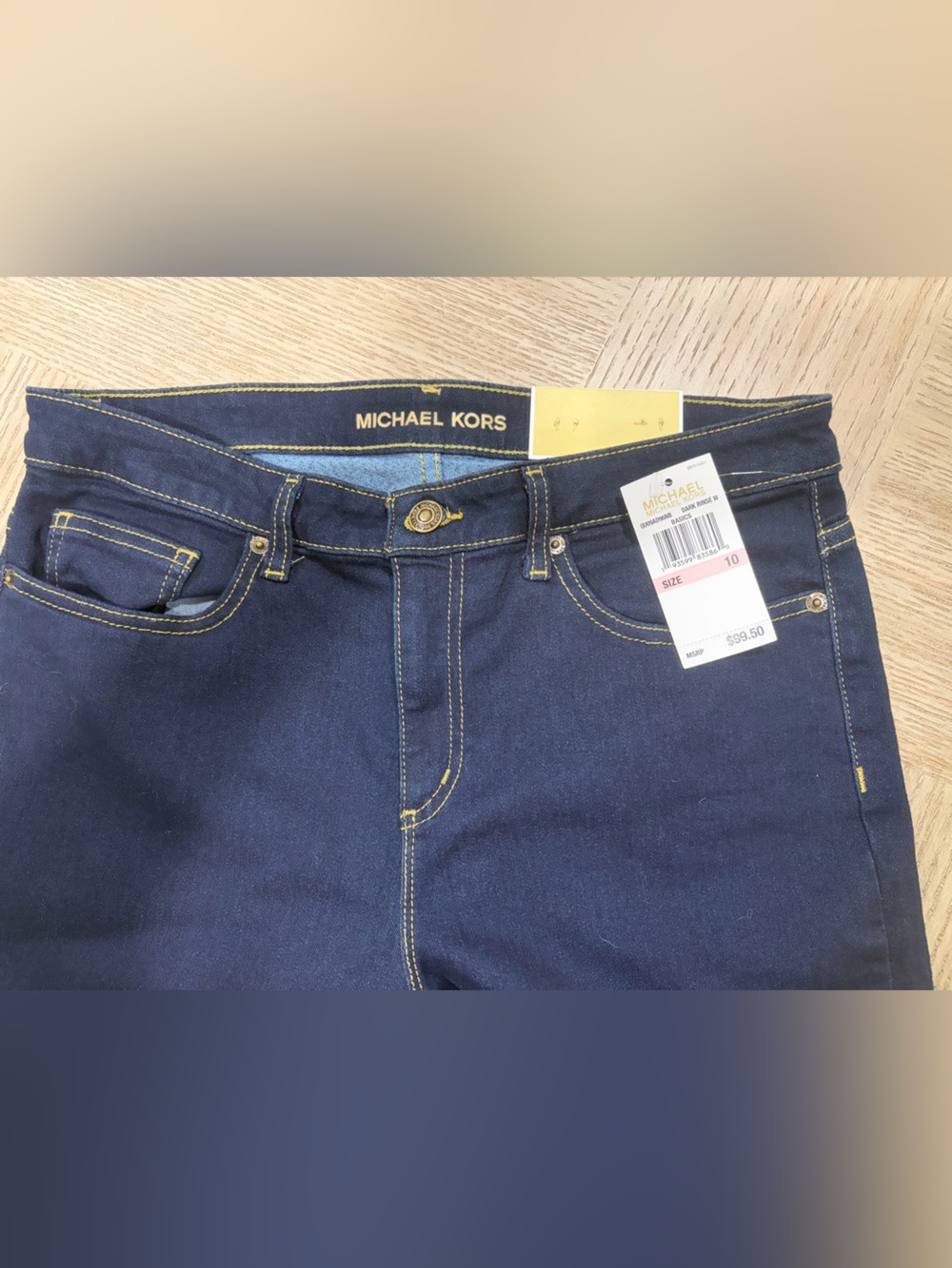 Michael Kors womens Dark Blue Jeans